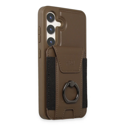 HDD Samsung Galaxy S24 HBC-228 Havana Magnet Kartvizitli Kapak - Titan Gri
