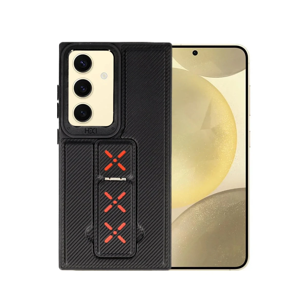 HDD Samsung Galaxy S24 HBC-248 Lima Standlı Kapak - Siyah