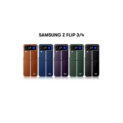 HDD Samsung Galaxy Z Flip 4 Kılıf HBC-155 Lizbon Kapak - Derin Mor
