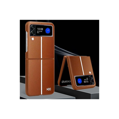 HDD Samsung Galaxy Z Flip 4 Kılıf HBC-155 Lizbon Kapak - Koyu Yeşil