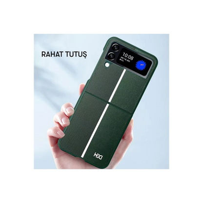 HDD Samsung Galaxy Z Flip 4 Kılıf HBC-155 Lizbon Kapak - Lacivert