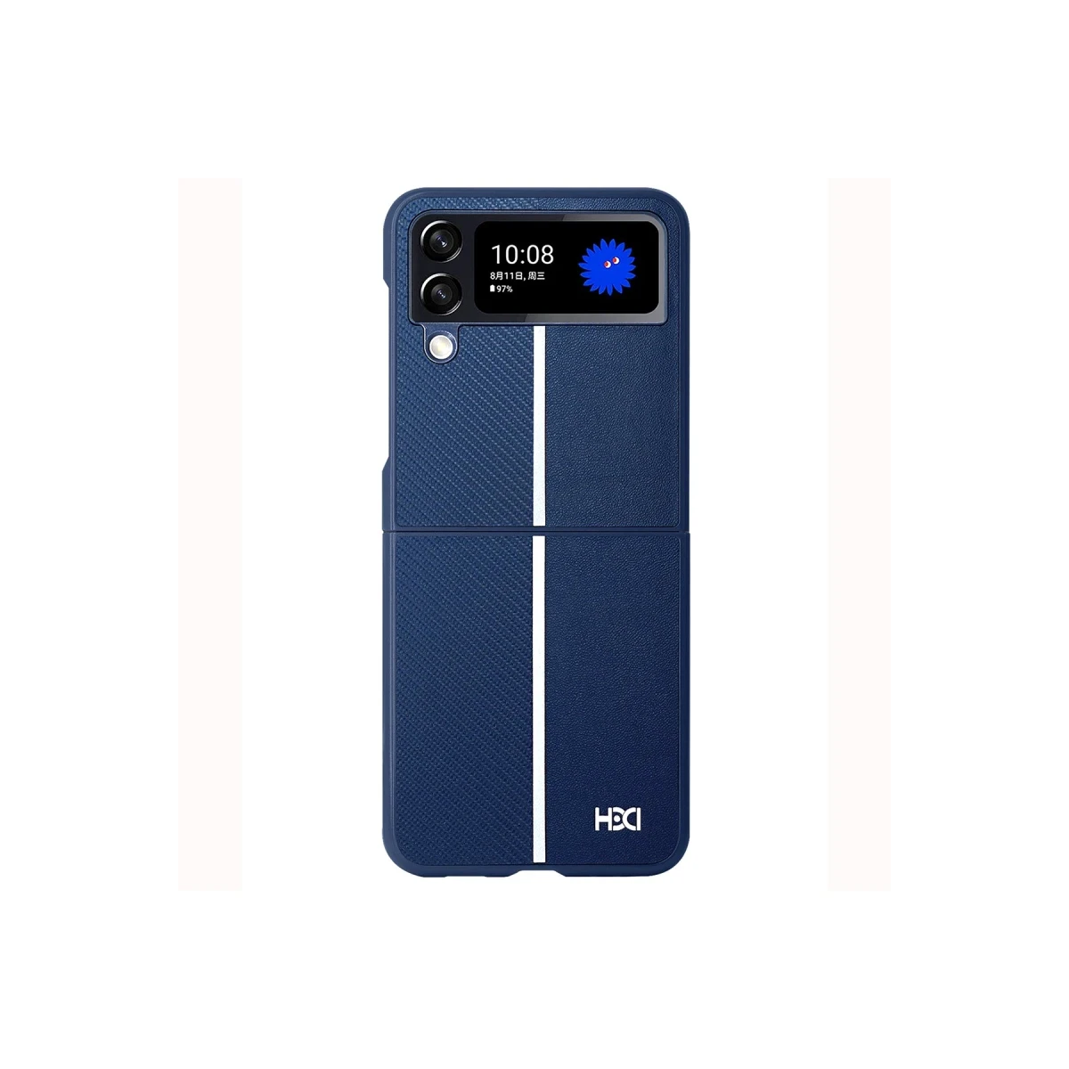 HDD Samsung Galaxy Z Flip 4 Kılıf HBC-155 Lizbon Kapak - Lacivert