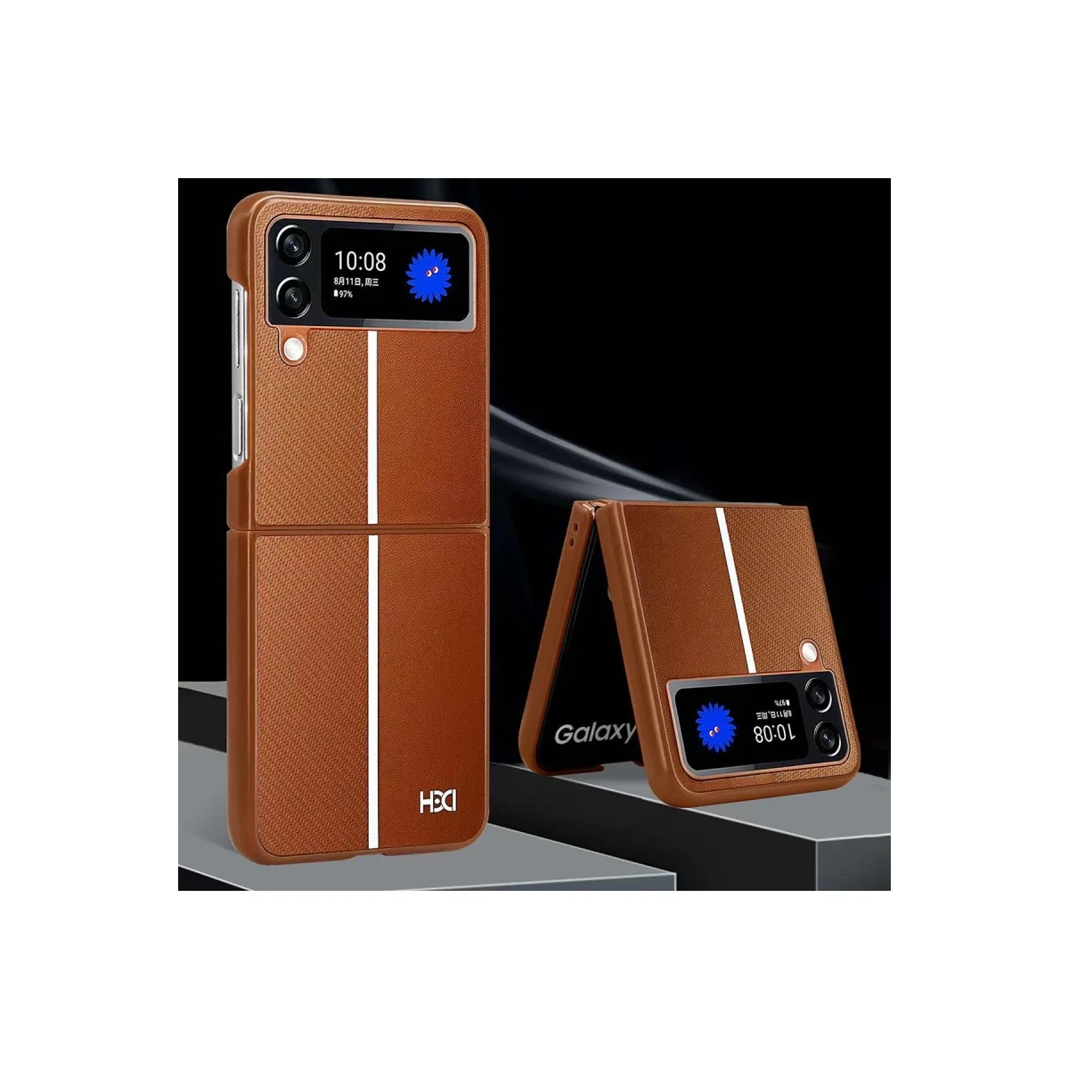 HDD Samsung Galaxy Z Flip 4 Kılıf HBC-155 Lizbon Kapak - Lacivert