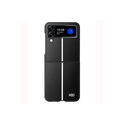 HDD Samsung Galaxy Z Flip 4 Kılıf HBC-155 Lizbon Kapak - Siyah