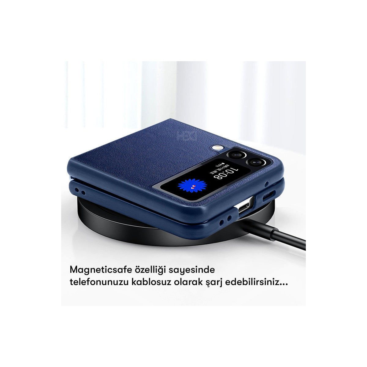 HDD Samsung Galaxy Z Flip 4 Kılıf HBC-156 Forum Magneticsafe Kapak