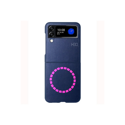 HDD Samsung Galaxy Z Flip 4 Kılıf HBC-156 Forum Magneticsafe Kapak - Lacivert