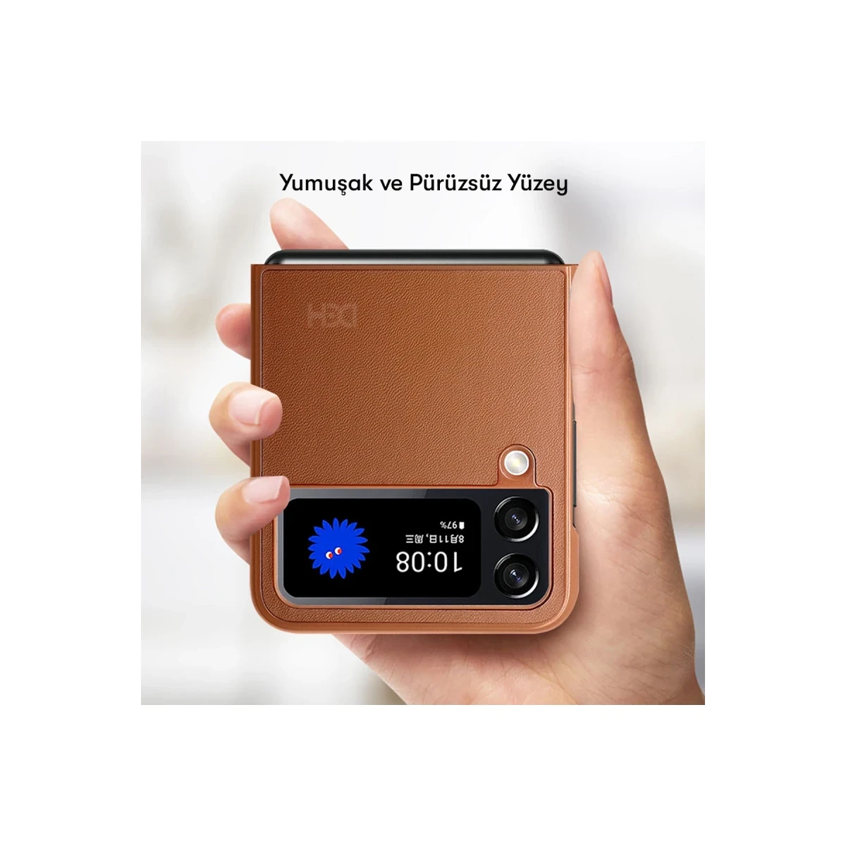 HDD Samsung Galaxy Z Flip 4 Kılıf HBC-156 Forum Magneticsafe Kapak - Lacivert