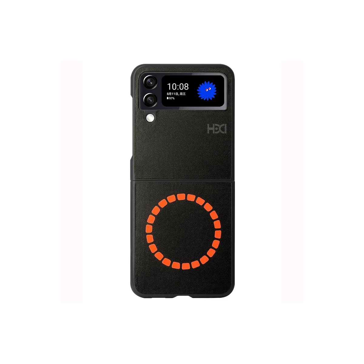 HDD Samsung Galaxy Z Flip 4 Kılıf HBC-156 Forum Magneticsafe Kapak - Siyah
