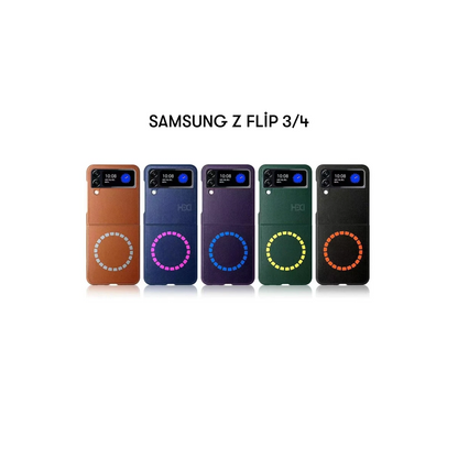 HDD Samsung Galaxy Z Flip 4 Kılıf HBC-156 Forum Magneticsafe Kapak - Siyah