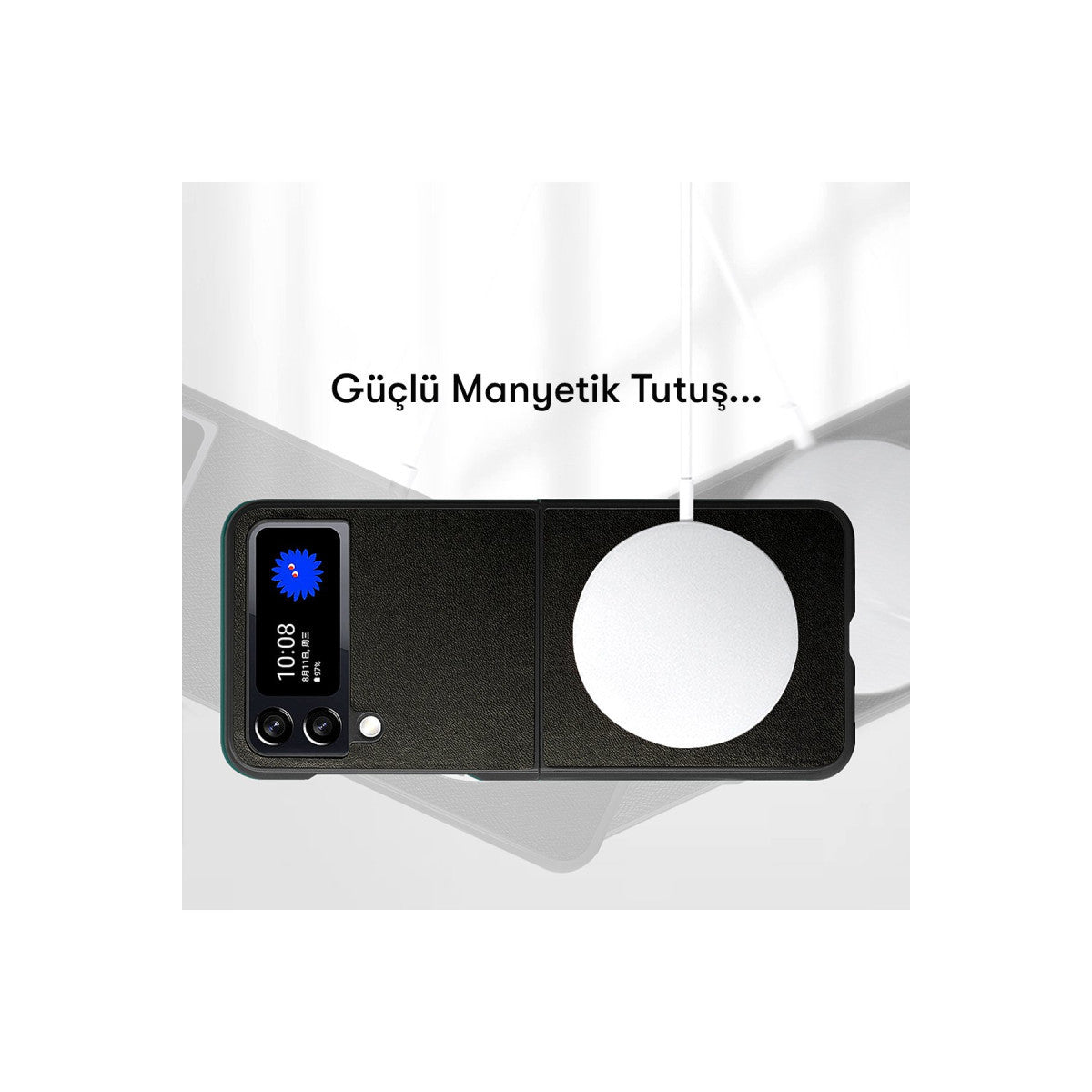 HDD Samsung Galaxy Z Flip 4 Kılıf HBC-156 Forum Magneticsafe Kapak