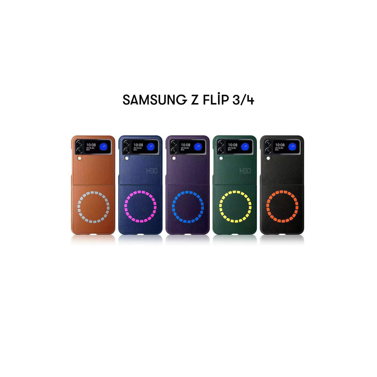 HDD Samsung Galaxy Z Flip 4 Kılıf HBC-156 Forum Magneticsafe Kapak