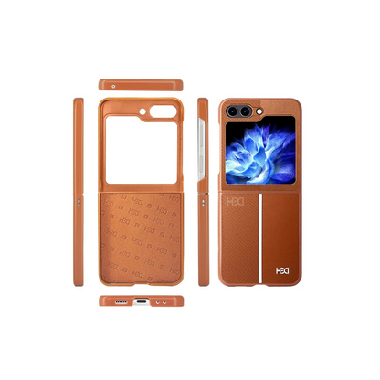 HDD Samsung Galaxy Z Flip 5 Kılıf HBC-155 Lizbon Kapak - Koyu Yeşil