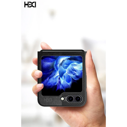 HDD Samsung Galaxy Z Flip 5 Kılıf HBC-155 Lizbon Kapak - Siyah