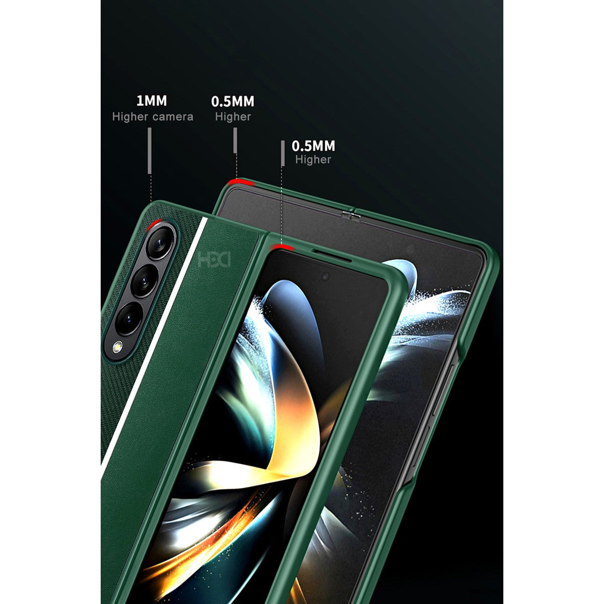 HDD Samsung Galaxy Z Fold 3 Kılıf HBC-155 Lizbon Kapak