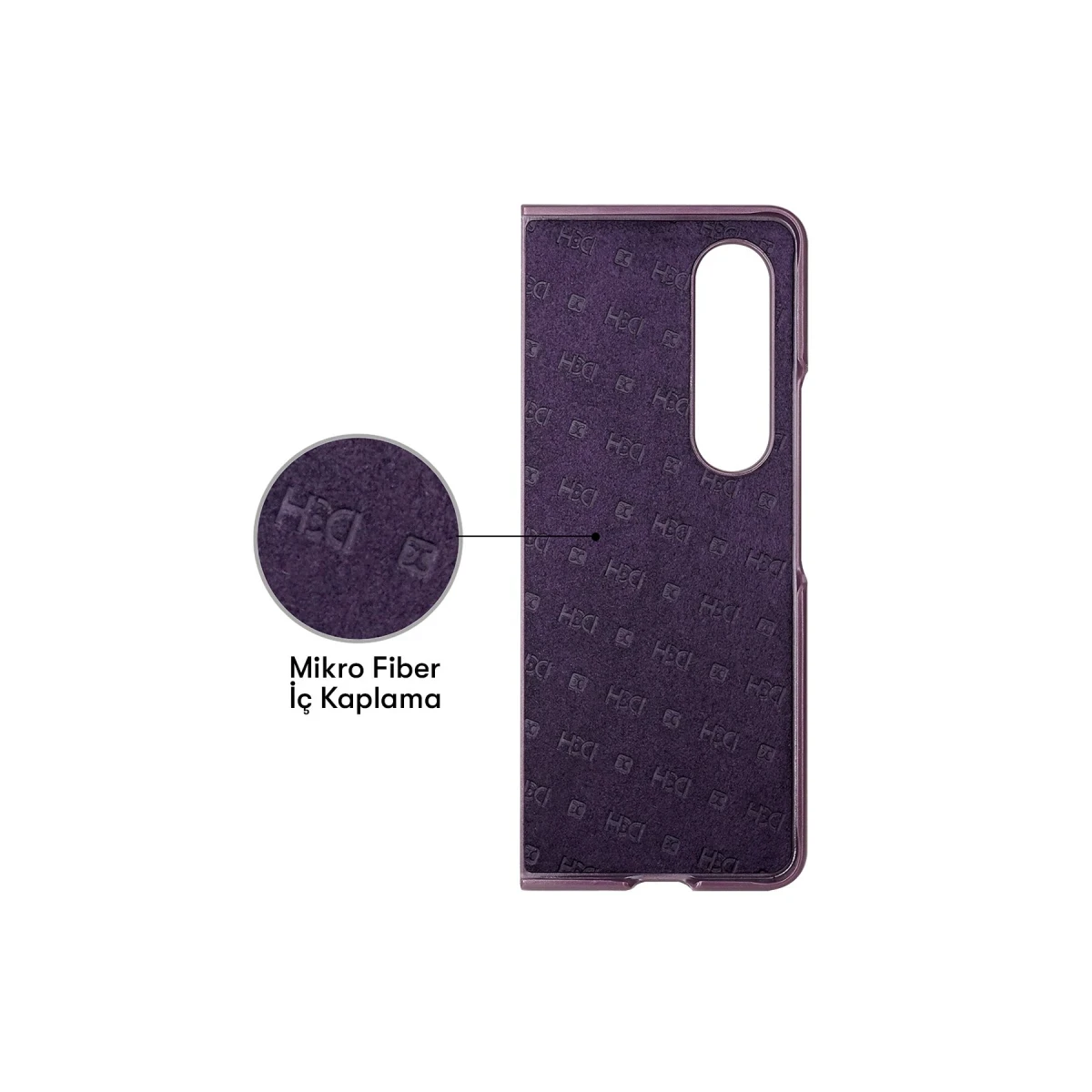 HDD Samsung Galaxy Z Fold 3 Kılıf HBC-155 Lizbon Kapak - Lacivert