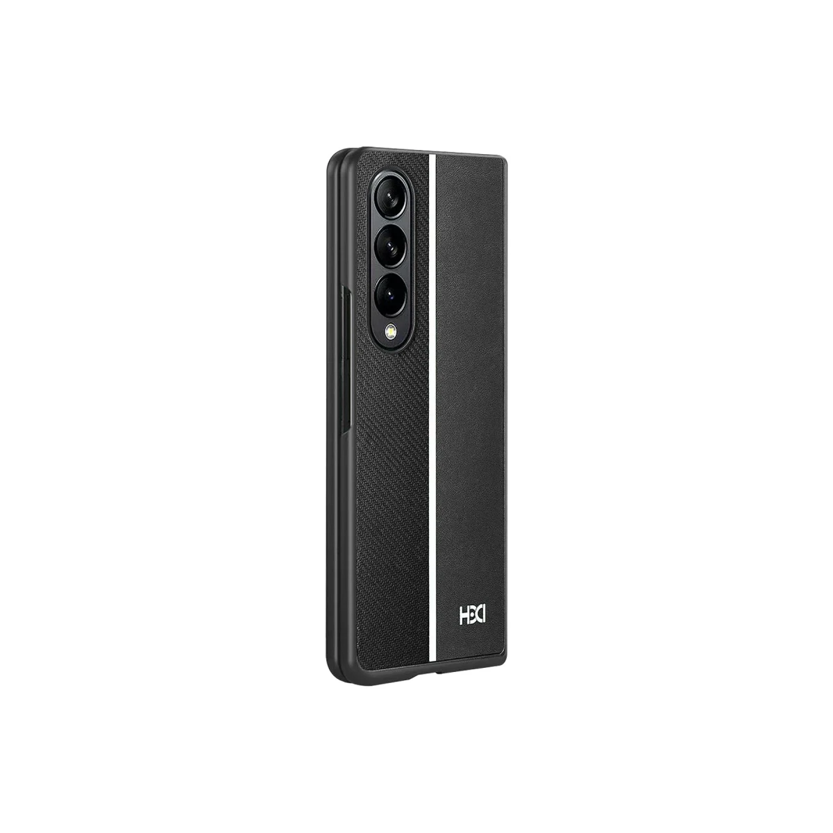 HDD Samsung Galaxy Z Fold 3 Kılıf HBC-155 Lizbon Kapak - Siyah