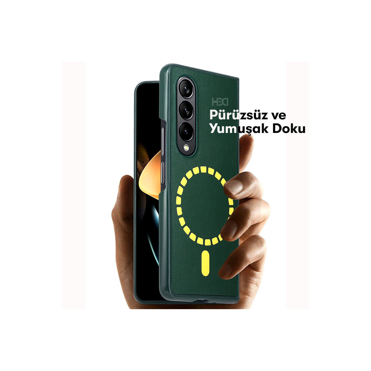 HDD Samsung Galaxy Z Fold 3 Kılıf HBC-156 Forum Magneticsafe Kapak