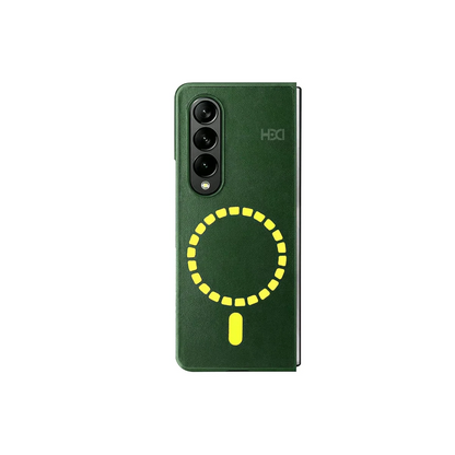 HDD Samsung Galaxy Z Fold 3 Kılıf HBC-156 Forum Magneticsafe Kapak - Koyu Yeşil