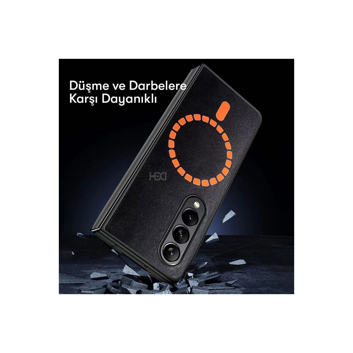 HDD Samsung Galaxy Z Fold 3 Kılıf HBC-156 Forum Magneticsafe Kapak