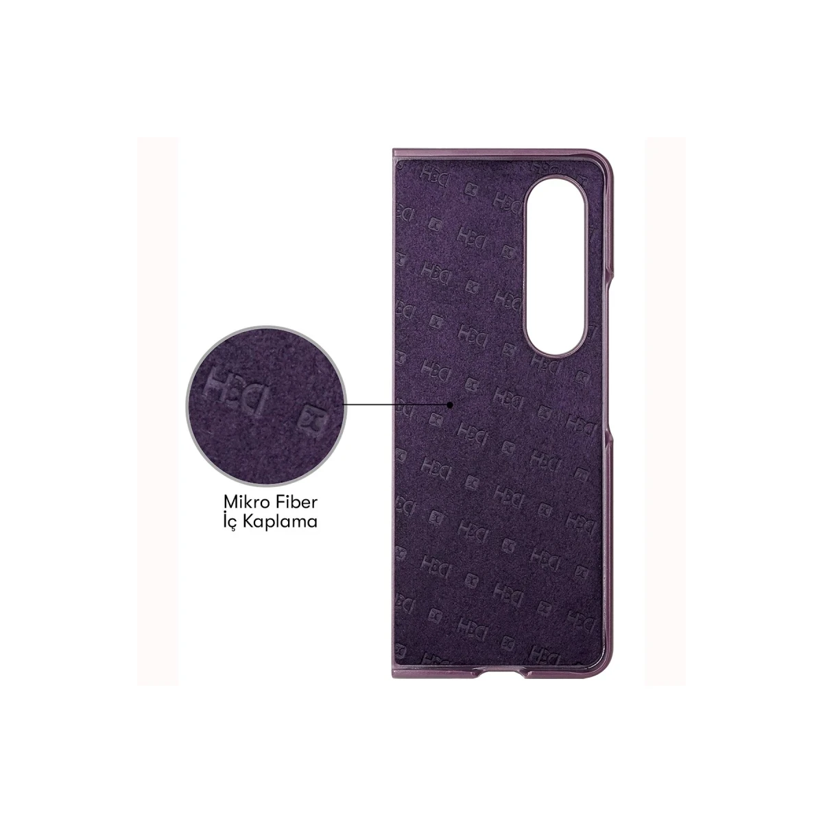 HDD Samsung Galaxy Z Fold 3 Kılıf HBC-156 Forum Magneticsafe Kapak - Siyah
