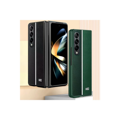 HDD Samsung Galaxy Z Fold 4 Kılıf HBC-155 Lizbon Kapak - Kahverengi