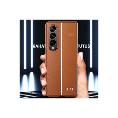 HDD Samsung Galaxy Z Fold 4 Kılıf HBC-155 Lizbon Kapak - Koyu Yeşil