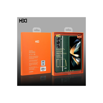 HDD Samsung Galaxy Z Fold 5 Kılıf HBC-155 Lizbon Kapak - Kahverengi