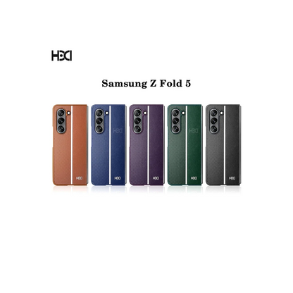 HDD Samsung Galaxy Z Fold 5 Kılıf HBC-155 Lizbon Kapak - Koyu Yeşil