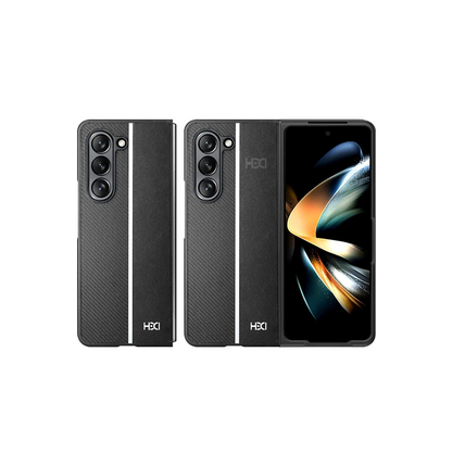 HDD Samsung Galaxy Z Fold 5 Kılıf HBC-155 Lizbon Kapak - Siyah