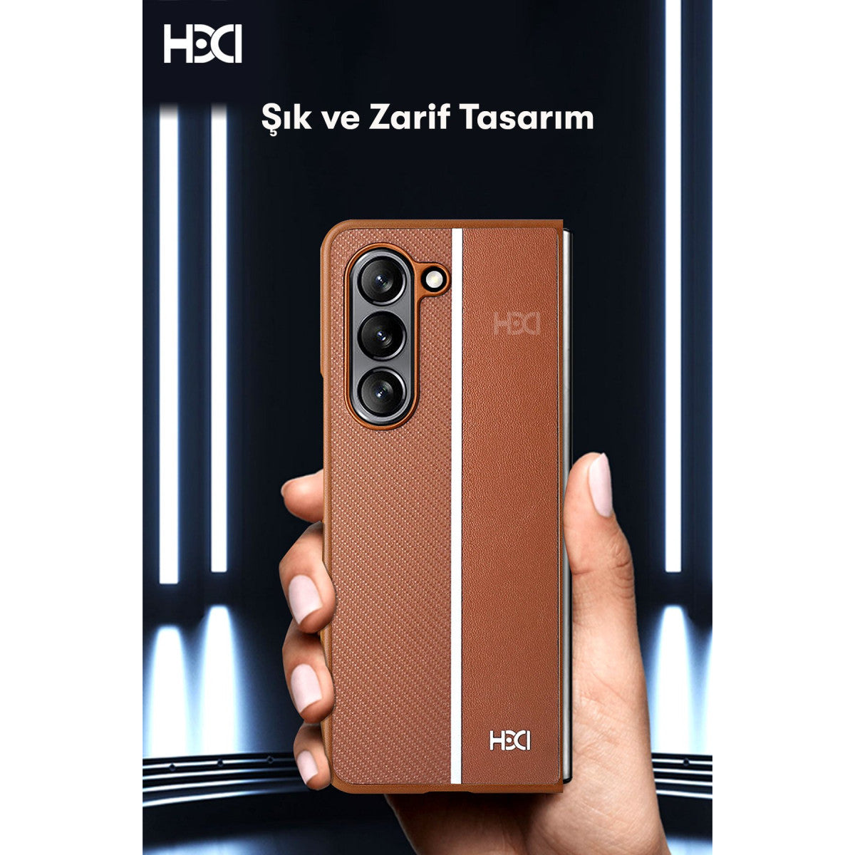 HDD Samsung Galaxy Z Fold 5 Kılıf HBC-155 Lizbon Kapak