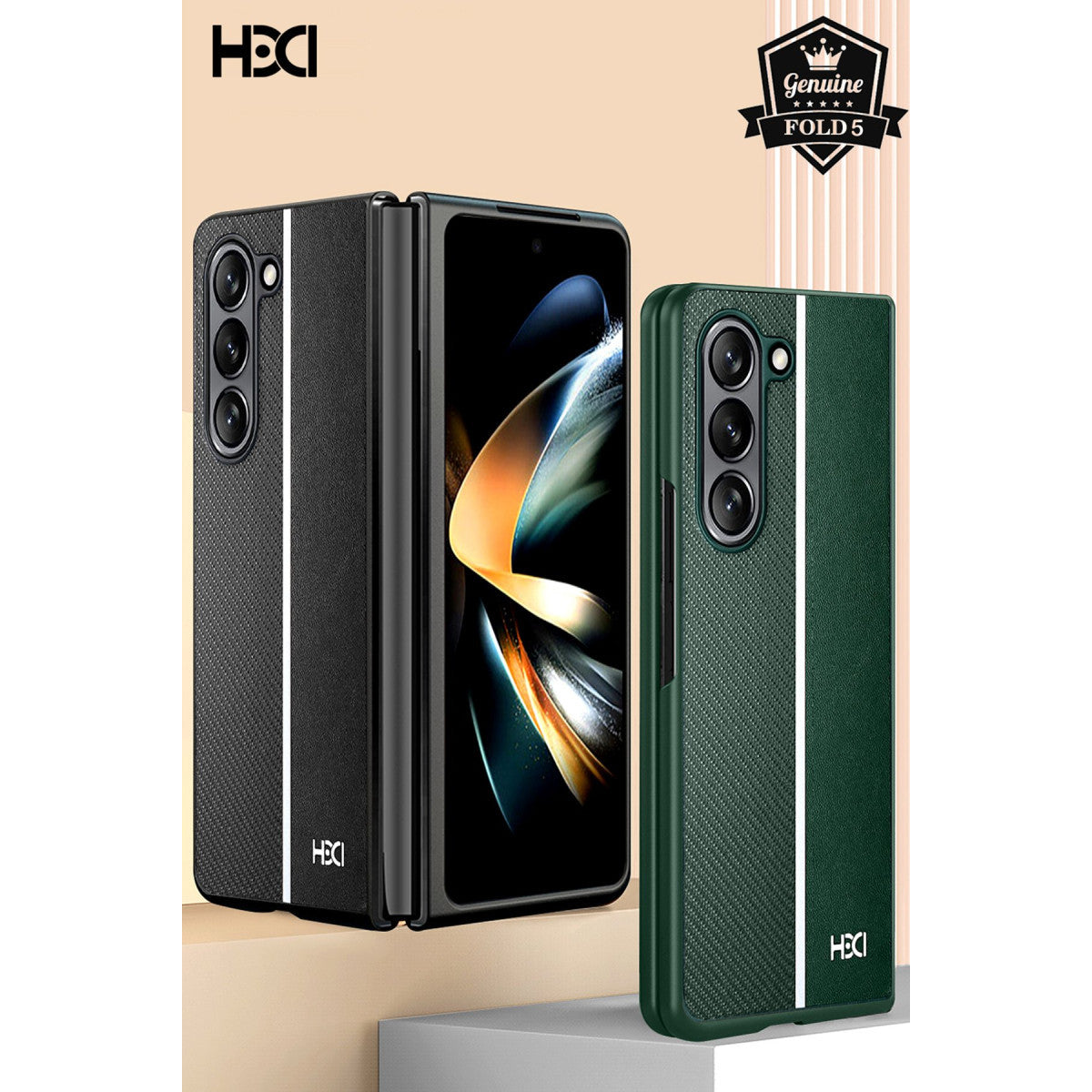 HDD Samsung Galaxy Z Fold 5 Kılıf HBC-155 Lizbon Kapak