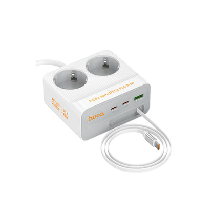 Hoco. AC28 Descanso 6in1 2M 2500W Priz Dönüştürücü