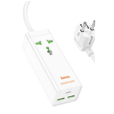 Hoco. AC9A 1.5M Talent 2 Adet USB 1 Adet Type-C 1 Adet Priz PD30W Şarj Aleti