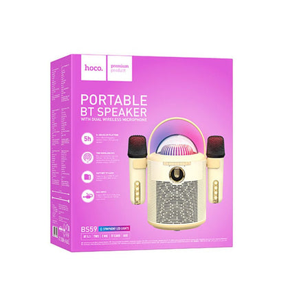 Hoco. BS59 Pearlescent 10W Mikrofonlu Bluetooth Kablosuz Hoparlör