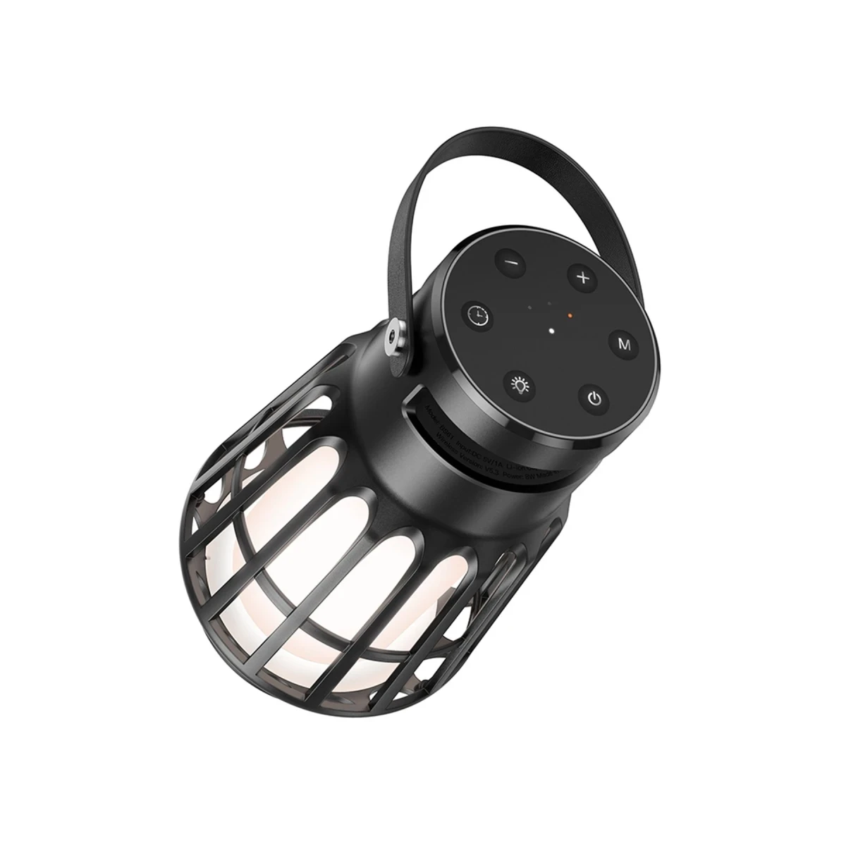 Hoco. BS61 Wild Fun Kamp Işıklı Bluetooth Kablosuz Hoparlör - Siyah