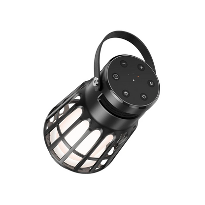 Hoco. BS61 Wild Fun Kamp Işıklı Bluetooth Kablosuz Hoparlör - Siyah