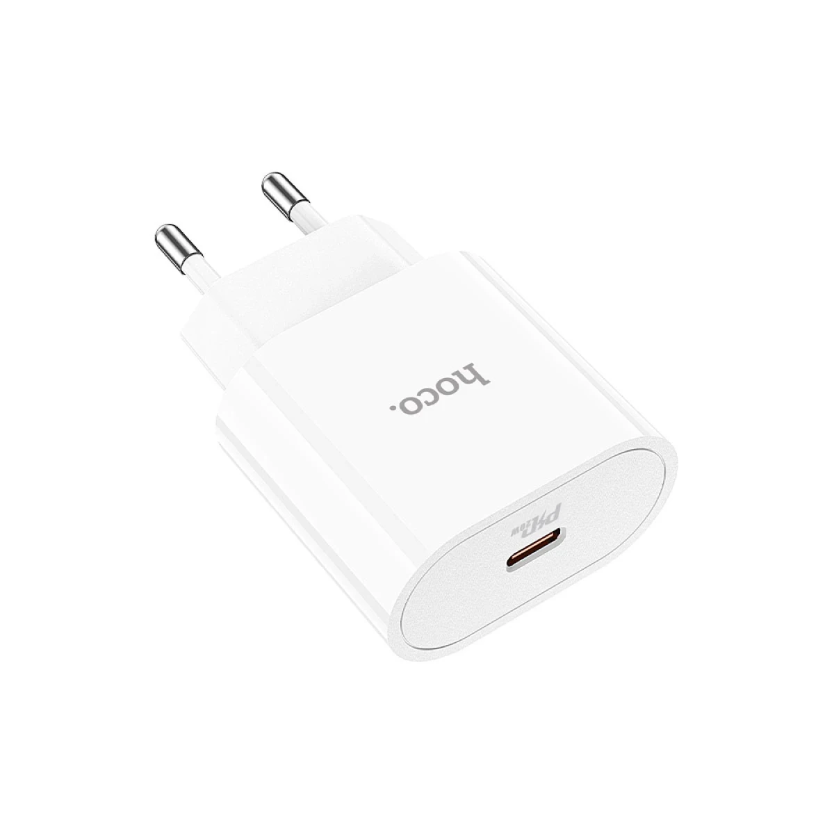 Hoco. C94A Metro 20W Type-C Çıkışlı PD Hızlı Şarj Aleti - Beyaz