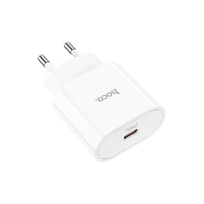 Hoco. C94A Metro 20W Type-C Çıkışlı PD Hızlı Şarj Aleti - Beyaz