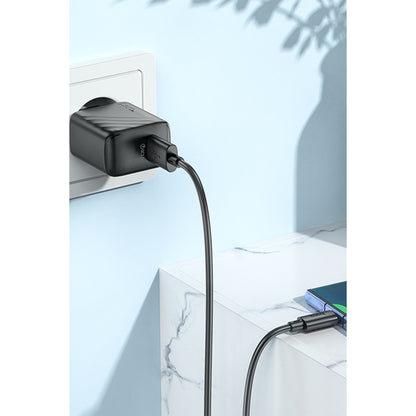 Hoco. CS21A Rich 18W USB 3.0 QC Çıkışlı Hızlı Şarj Aleti