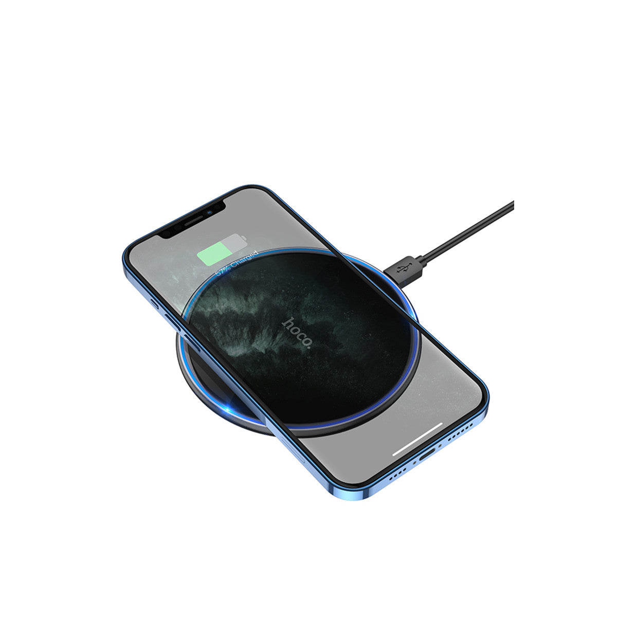 Hoco. CW6 Pro Easy 15W 1M Kablosuz Magsafe Şarj Cihazı
