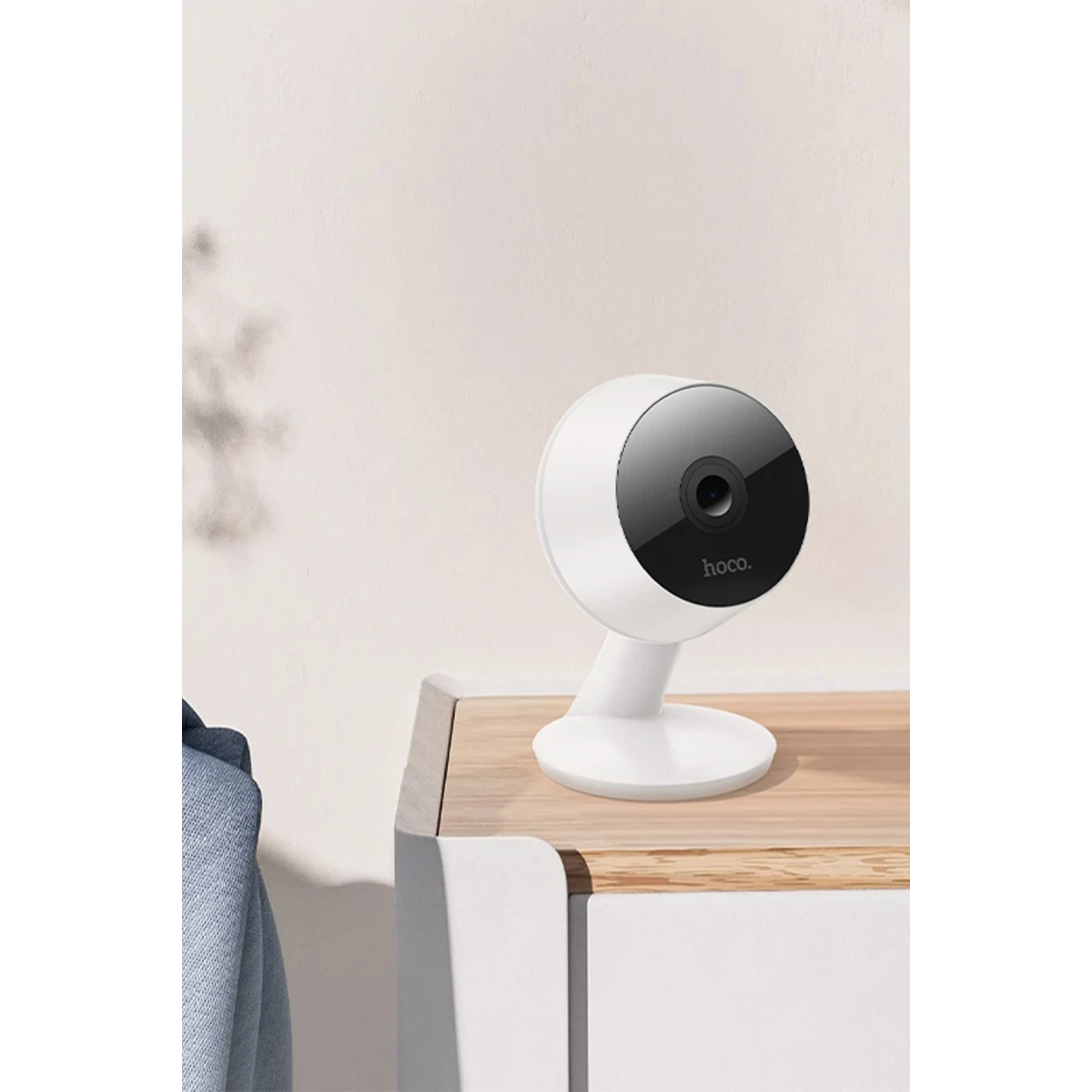 Hoco. D3 1080P 3MP Wifi İç Mekan Kamera - Beyaz