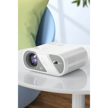 Hoco. DT1 BT 5.0 720P Wifi Kablolu Projeksiyon Cihazı - Beyaz
