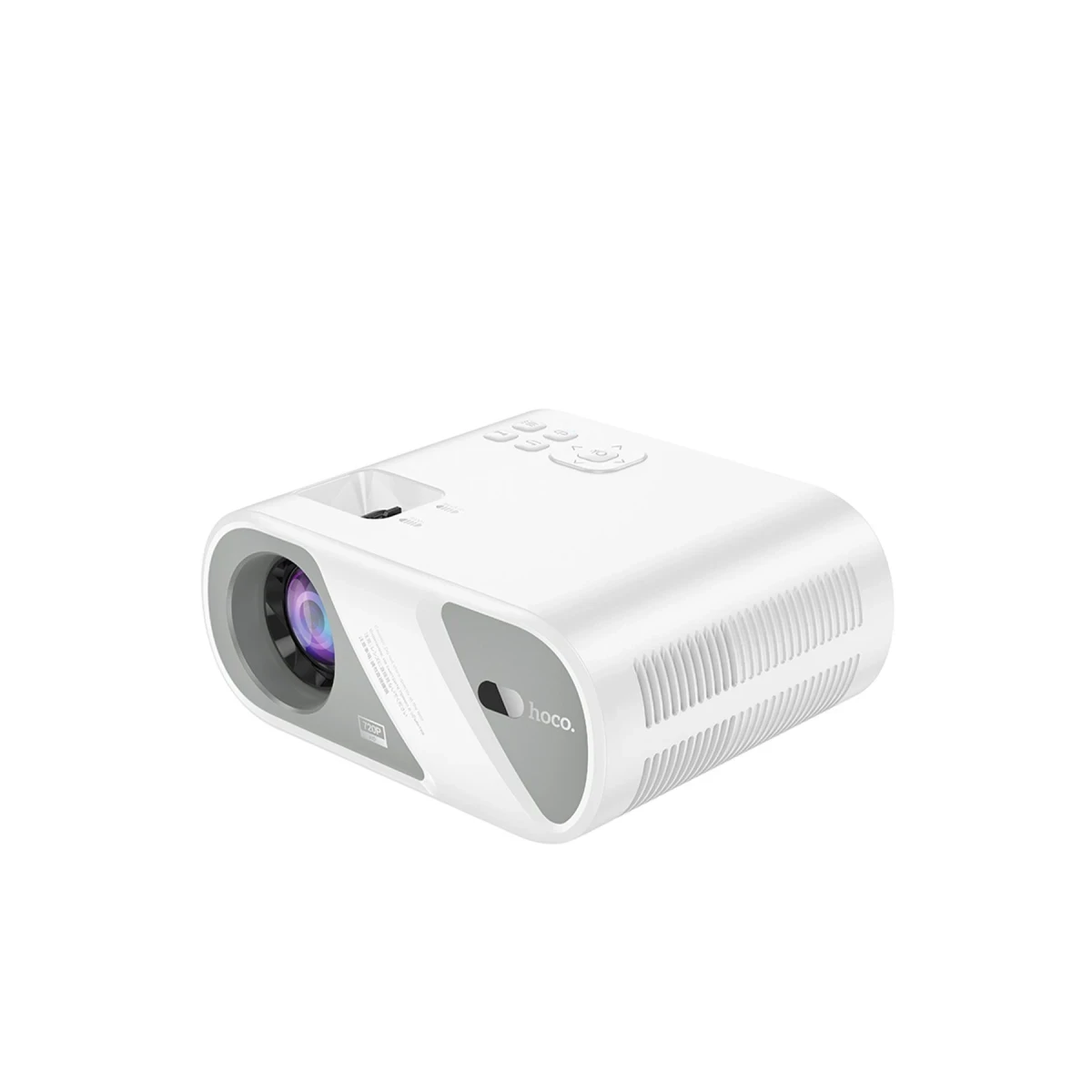 Hoco. DT1 BT 5.0 720P Wifi Kablolu Projeksiyon Cihazı - Beyaz