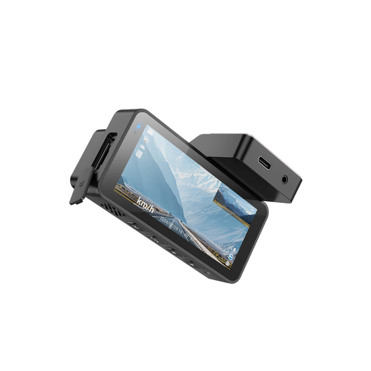 Hoco. DV12 2K GPS Destekli Ön ve Arka Kameralı Araç Kamerası