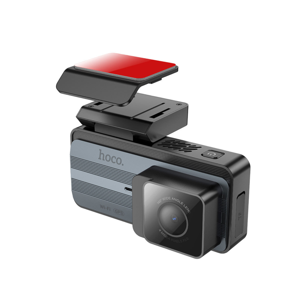 Hoco. DV12 2K GPS Destekli Ön ve Arka Kameralı Araç Kamerası