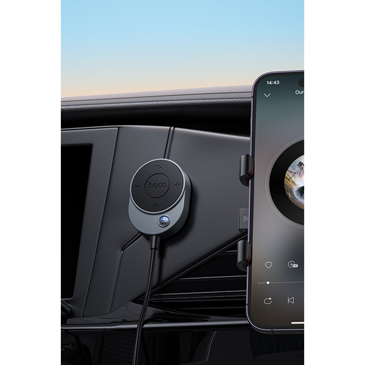 Hoco. E150 Tak Çalıştır AUX Bluetooth Ses Dönüştürücü
