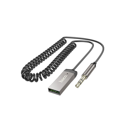 Hoco. E78 Tak Çalıştır BT Alıcılı 3.5mm Esnek Aux Kablo