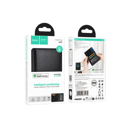Hoco. E91F Tiger Smart Apple Find My Özellikli Kablosuz Şarj Destekli Magsafe Kartlık