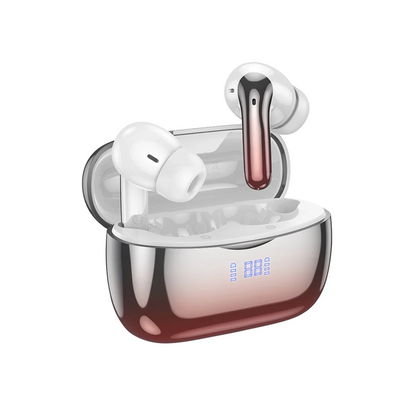 Hoco. EQ16 Aktif Gürültü Engelleyici Özellikli Bluetooth 5.3 Kablosuz TWS Airpods Kulaklık - Kırmızı