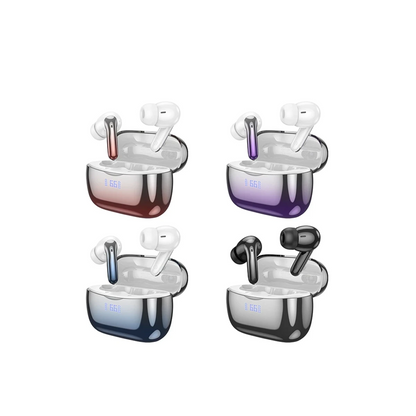 Hoco. EQ16 Aktif Gürültü Engelleyici Özellikli Bluetooth 5.3 Kablosuz TWS Airpods Kulaklık - Mor
